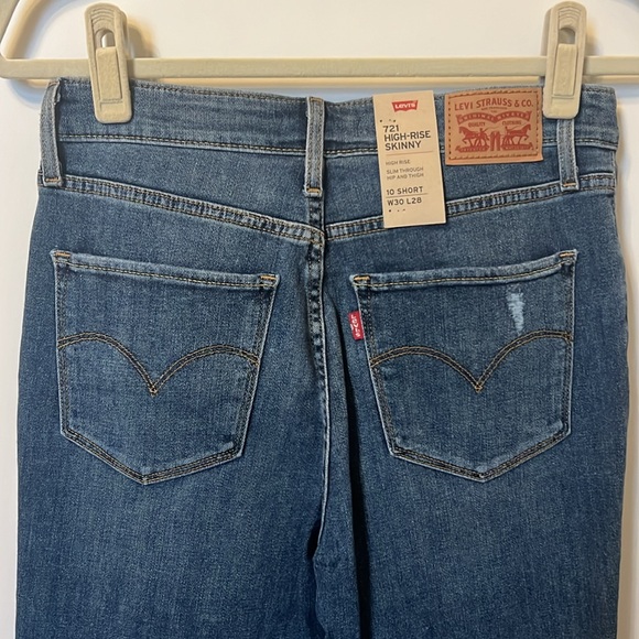 NWT Levi’s 721 High-Rise Skinny Jeans - Picture 6 of 8